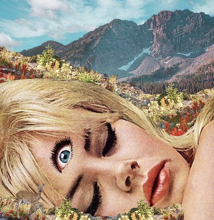 Woman with a third eye